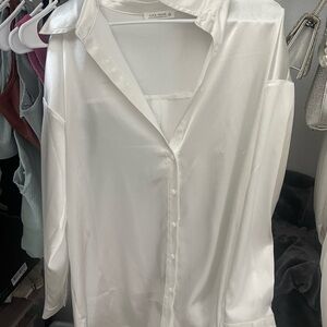 White Satin Dress Bridal 12th tribe XL